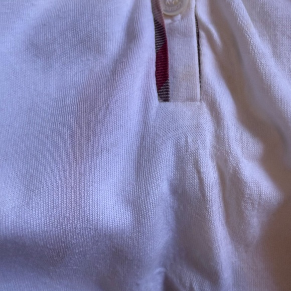 Burberry Light Gray V-Neck Blouse - Picture 13 of 16